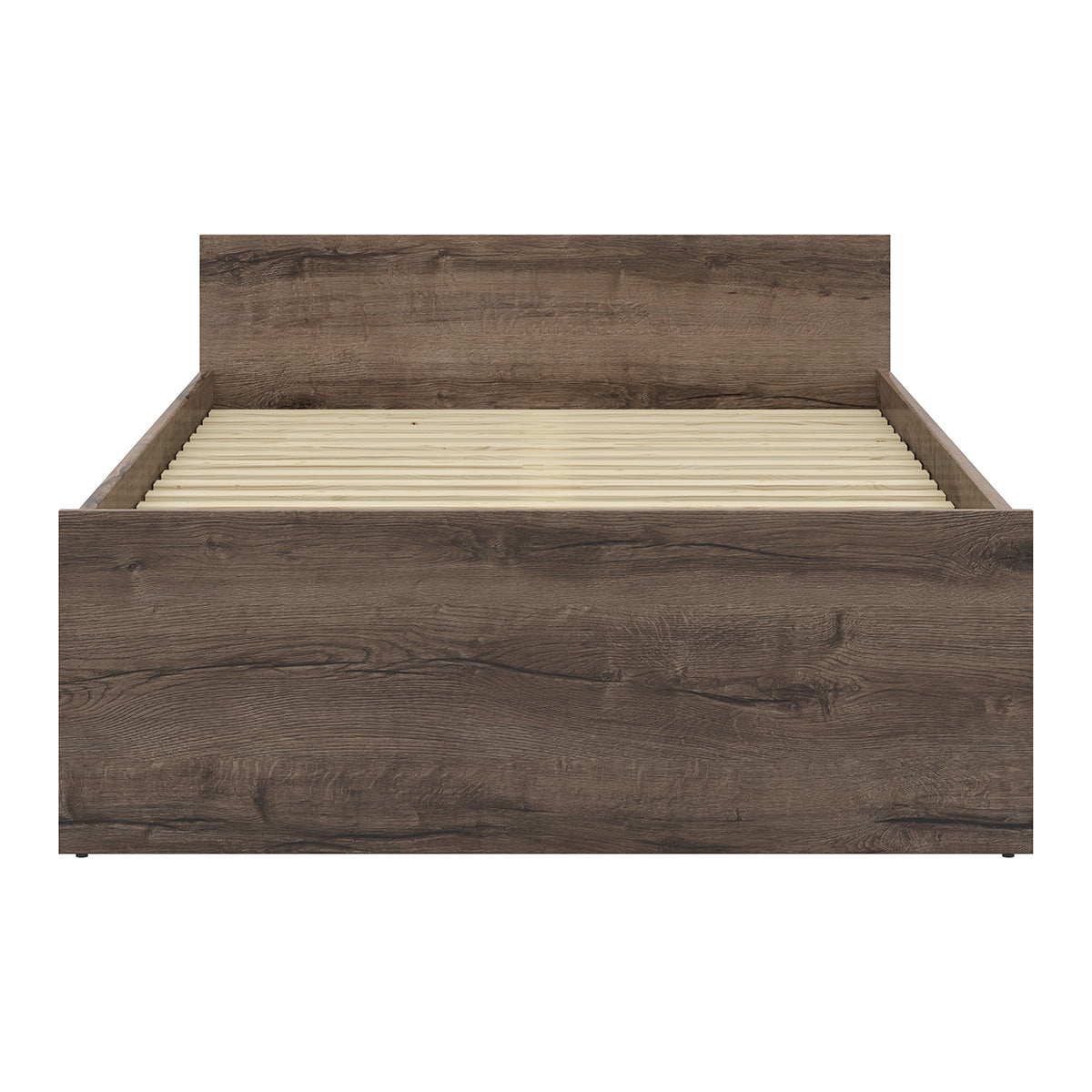 Lit 120x200 Ewen Bois foncé - vue 2
