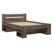 Lit 140x200 Ewen Bois foncé