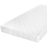 Matelas tiroir de lit 90x180 mousse coco 8 cm anti-acarien Arlo Blanc