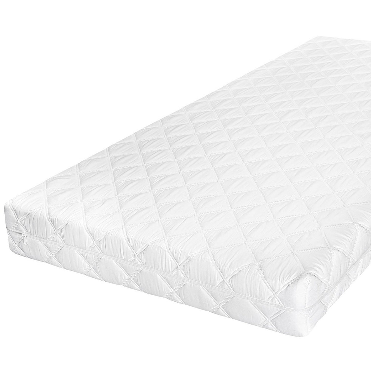 Matelas 140x200 mousse latex 12 cm Cléo Blanc