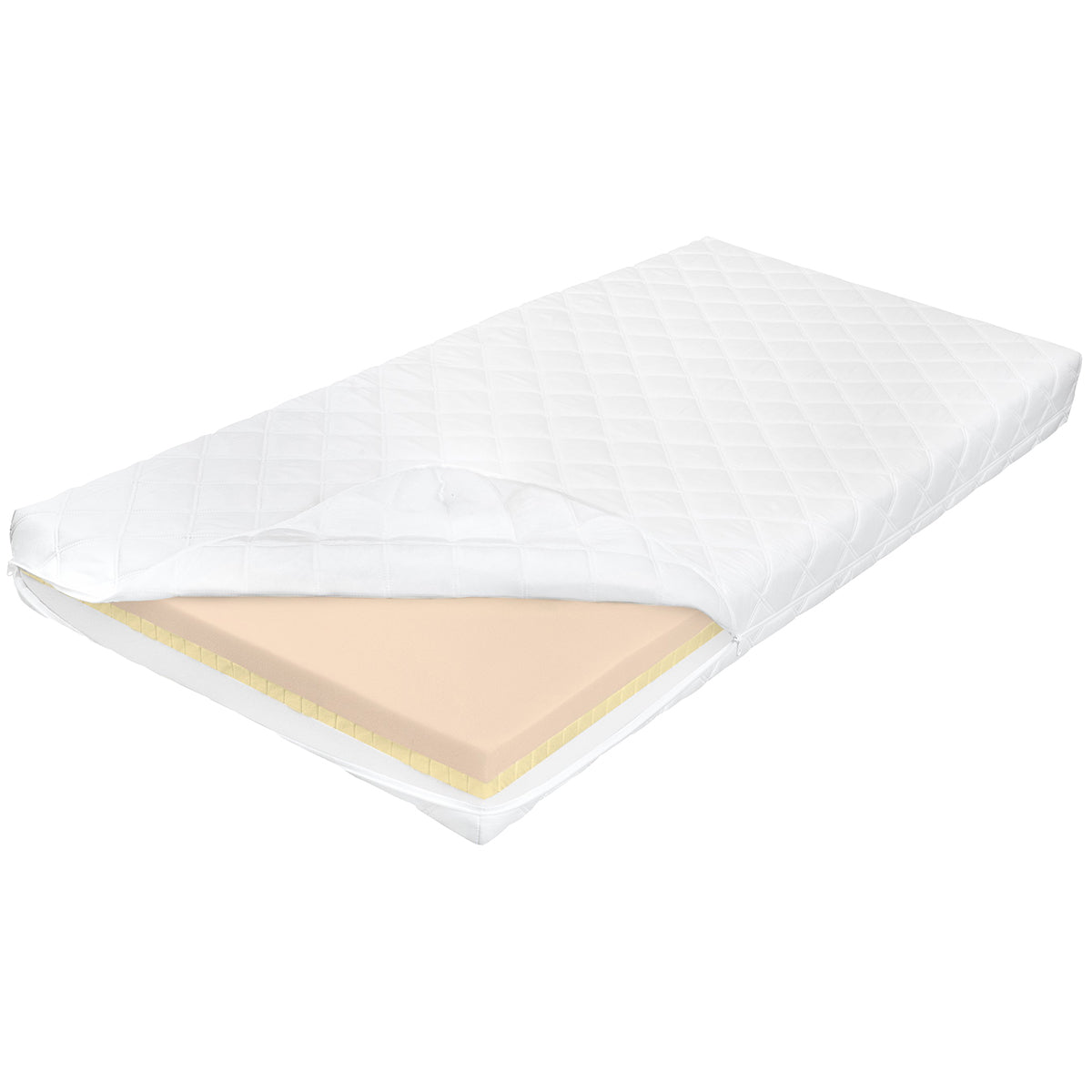 Matelas 120x200 mémoire de forme 14 cm Noah Blanc - vue 2