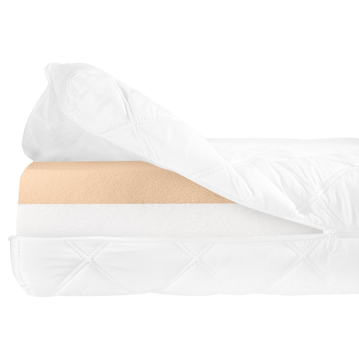 Matelas 90x200 mémoire de forme 18 cm Milo Blanc - vue 4