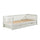 Lit banquette 90x200 sommier et tiroir de lit inclus Vipack Fritz - Blanc