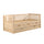 Lit banquette 90x200 sommier 3 tiroirs et tiroir de lit inclus Vipack Fritz - Bois