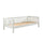 Lit banquette 90x200 sommier inclus Vipack Fritz - Blanc