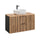 Meuble simple vasque 100cm Gaia Bois et Noir