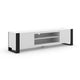 Meuble TV 2 portes 188 cm Gani Blanc et Noir