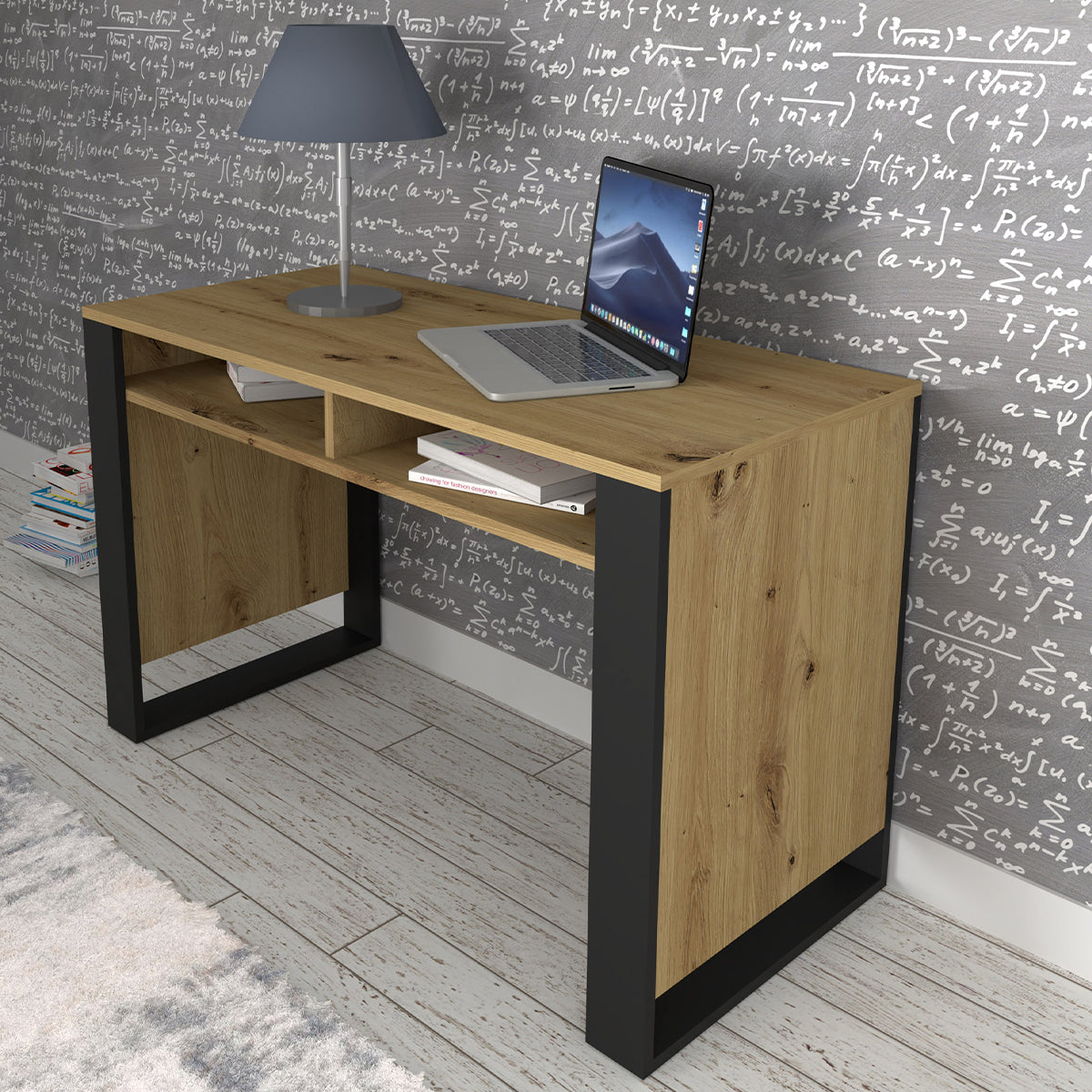 Bureau 2 niches Gani Bois et Noir - vue 3