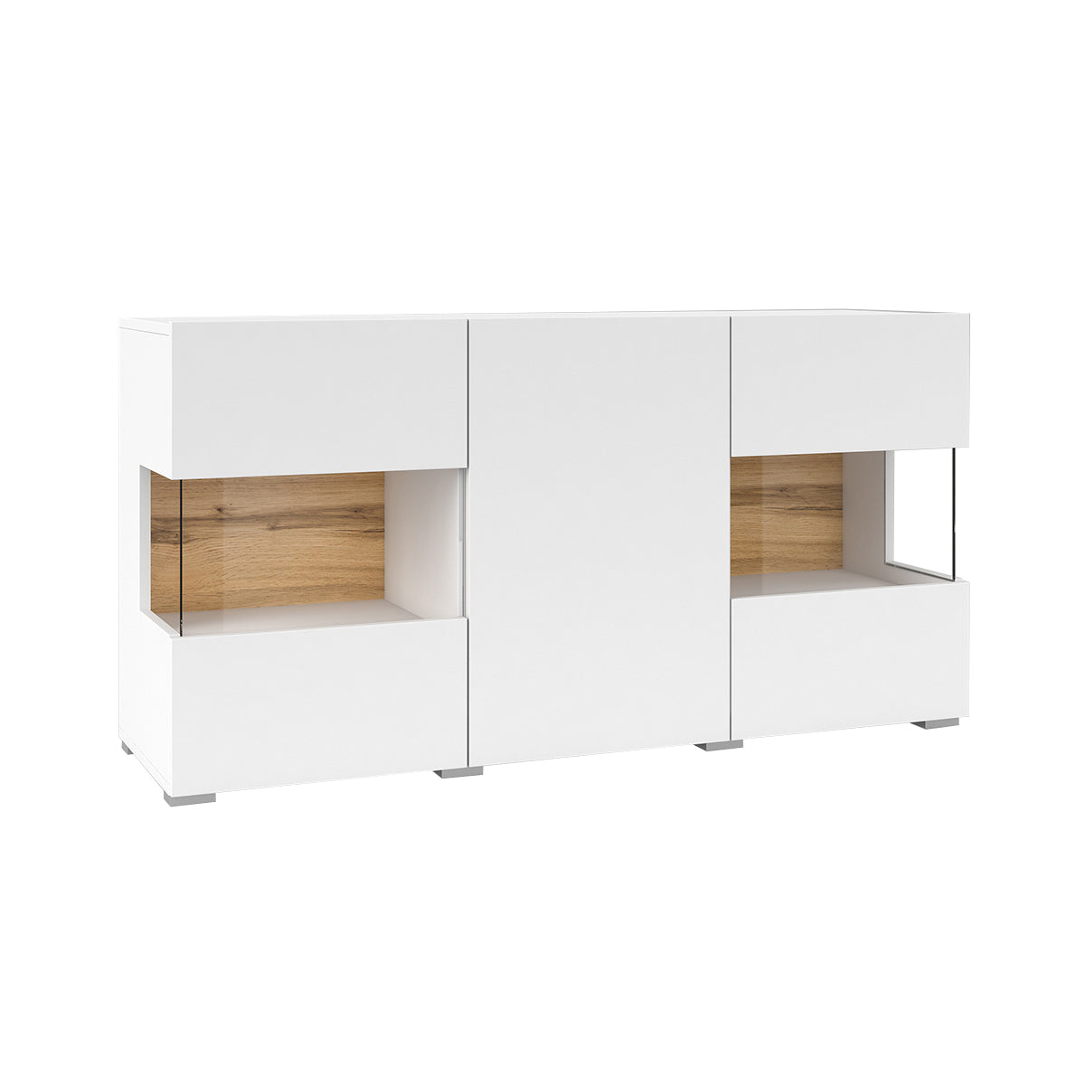 Buffet 3 portes Glora Blanc
