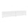 Meuble TV 2 portes 180 cm Glora Blanc