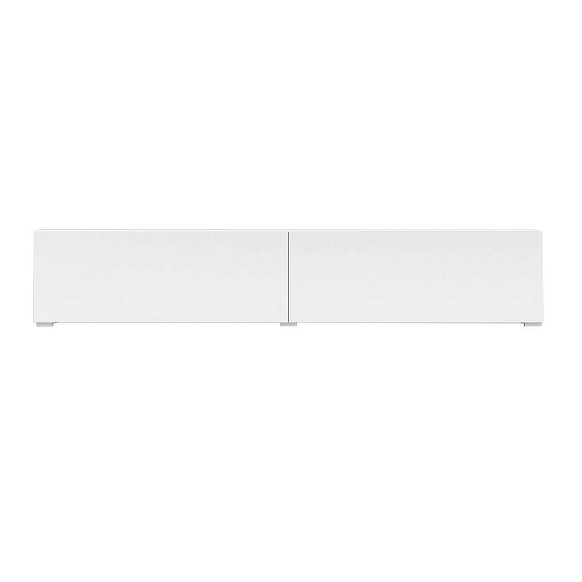 Meuble TV 2 portes 180 cm Glora Blanc - vue 2