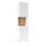 Vitrine 1 porte Glora Blanc