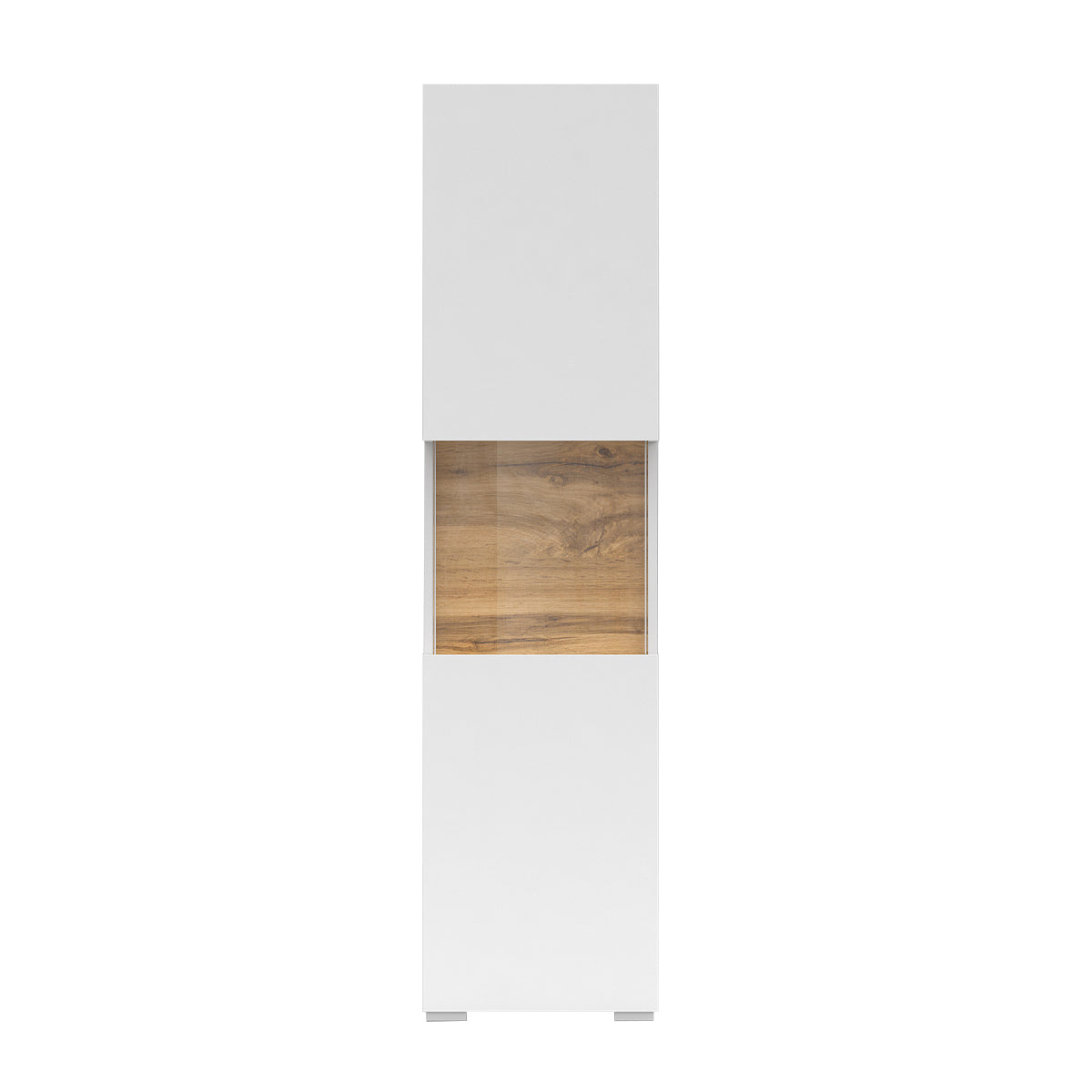 Vitrine 1 porte Glora Blanc - vue 2