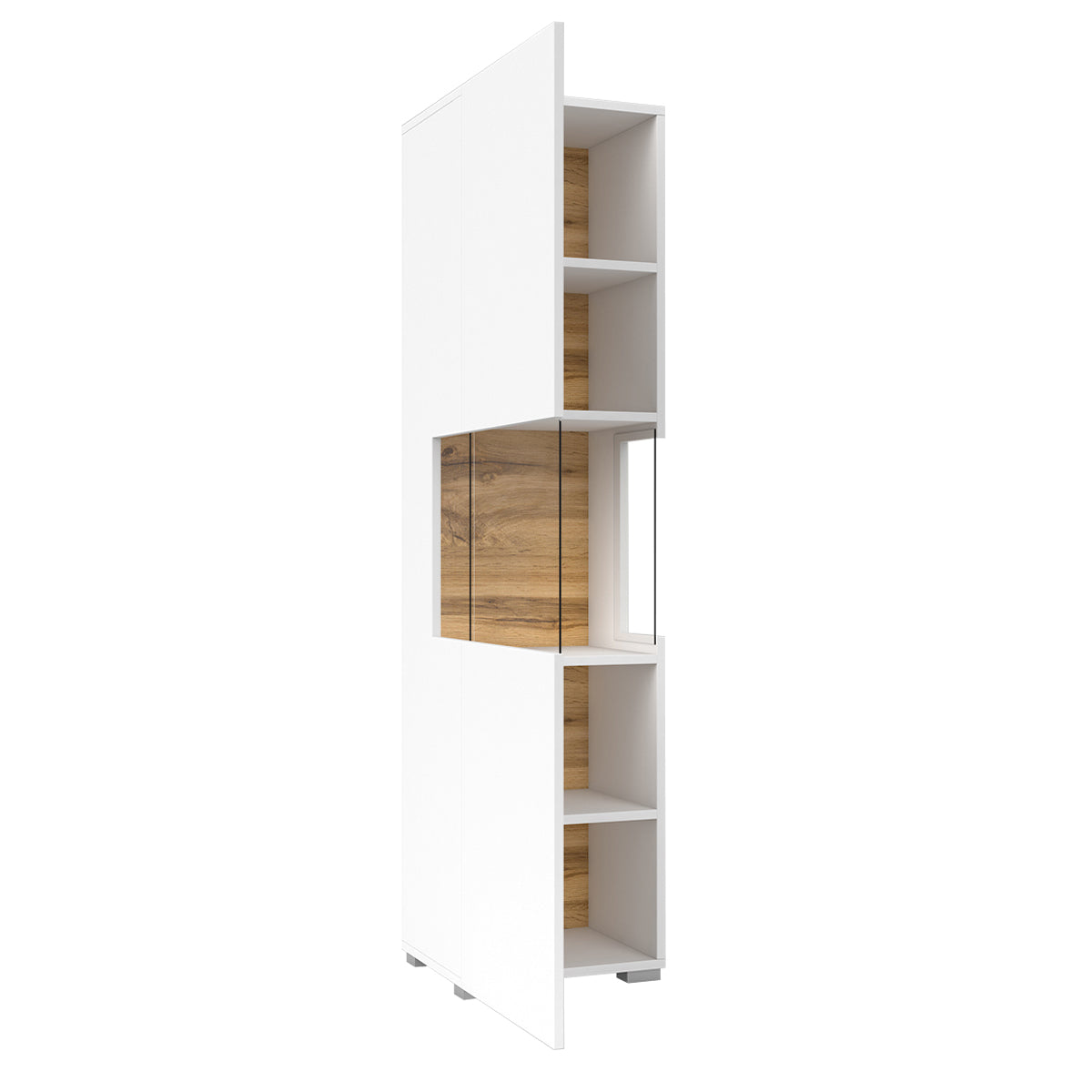 Vitrine 1 porte Glora Blanc - vue 3