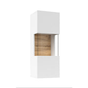 Vitrine murale 1 porte Glora Blanc