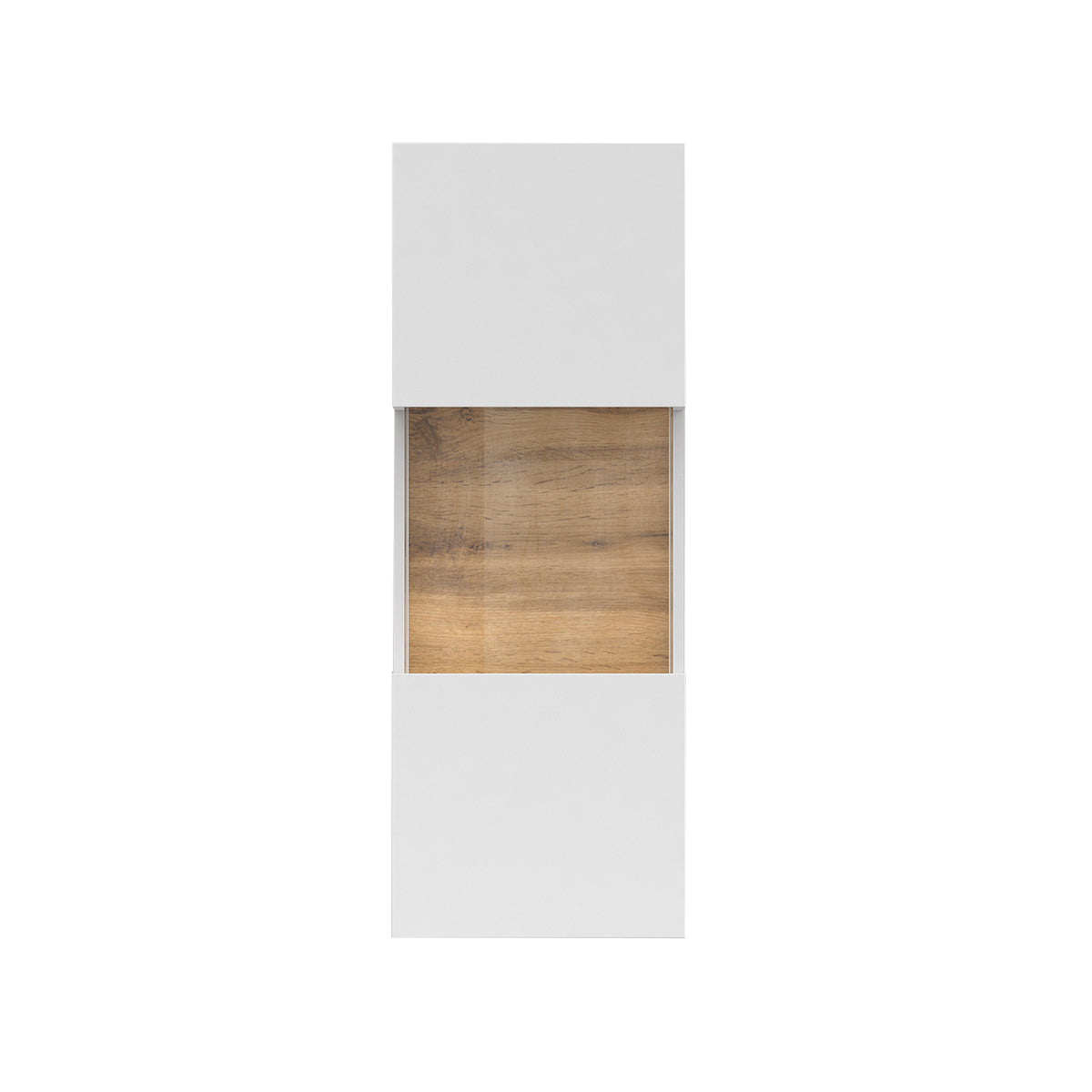 Vitrine murale 1 porte Glora Blanc - vue 2