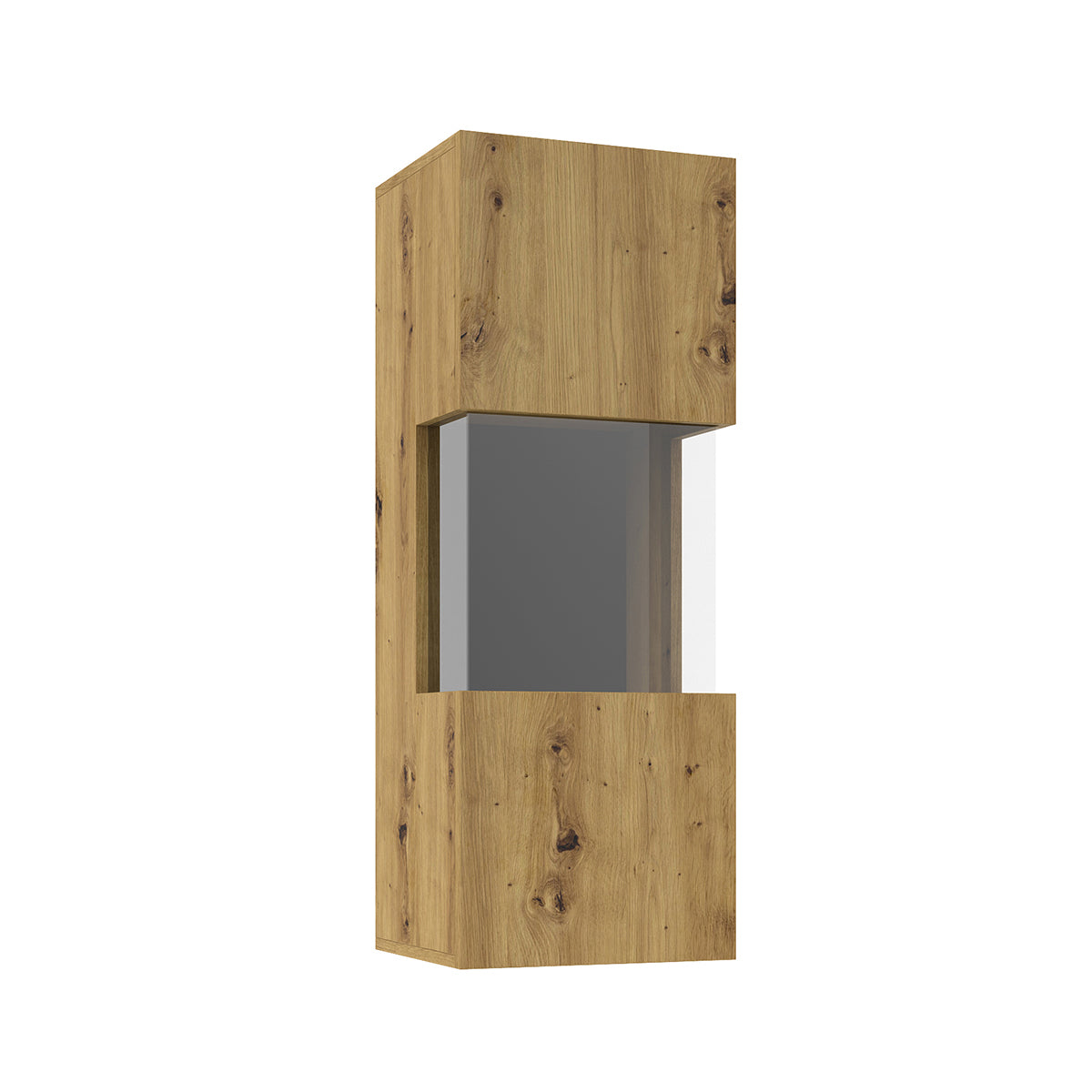 Vitrine murale 1 porte Glora Bois