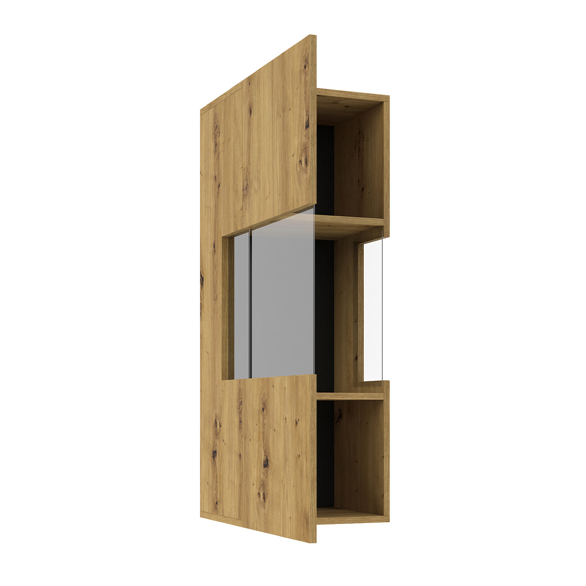 Vitrine murale 1 porte Glora Bois - vue 3