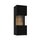 Vitrine murale 1 porte Glora Noir et Bois