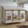 Lit cabane 90x200 sommier inclus Vipack Housebed Blanc et bois