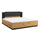 Lit 160x200 sommier inclus Alec Bois et Noir