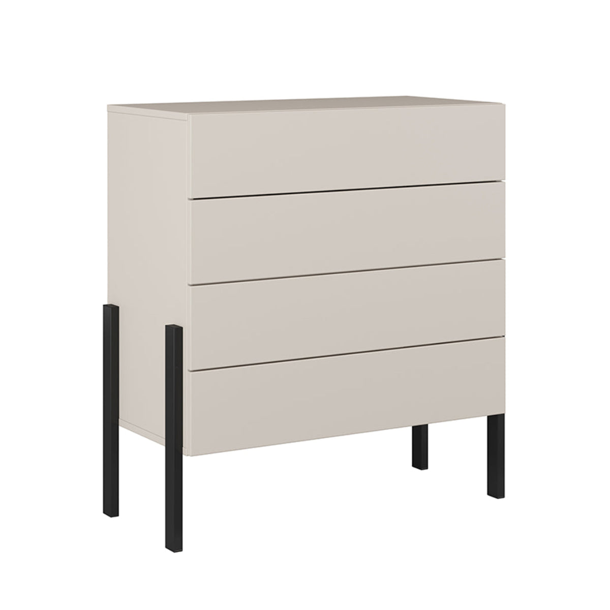 Commode 4 tiroirs Bérénice Cachemire