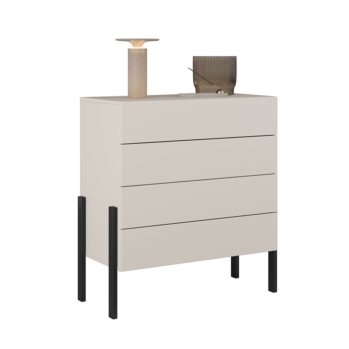 Commode 4 tiroirs Bérénice Cachemire - vue 2