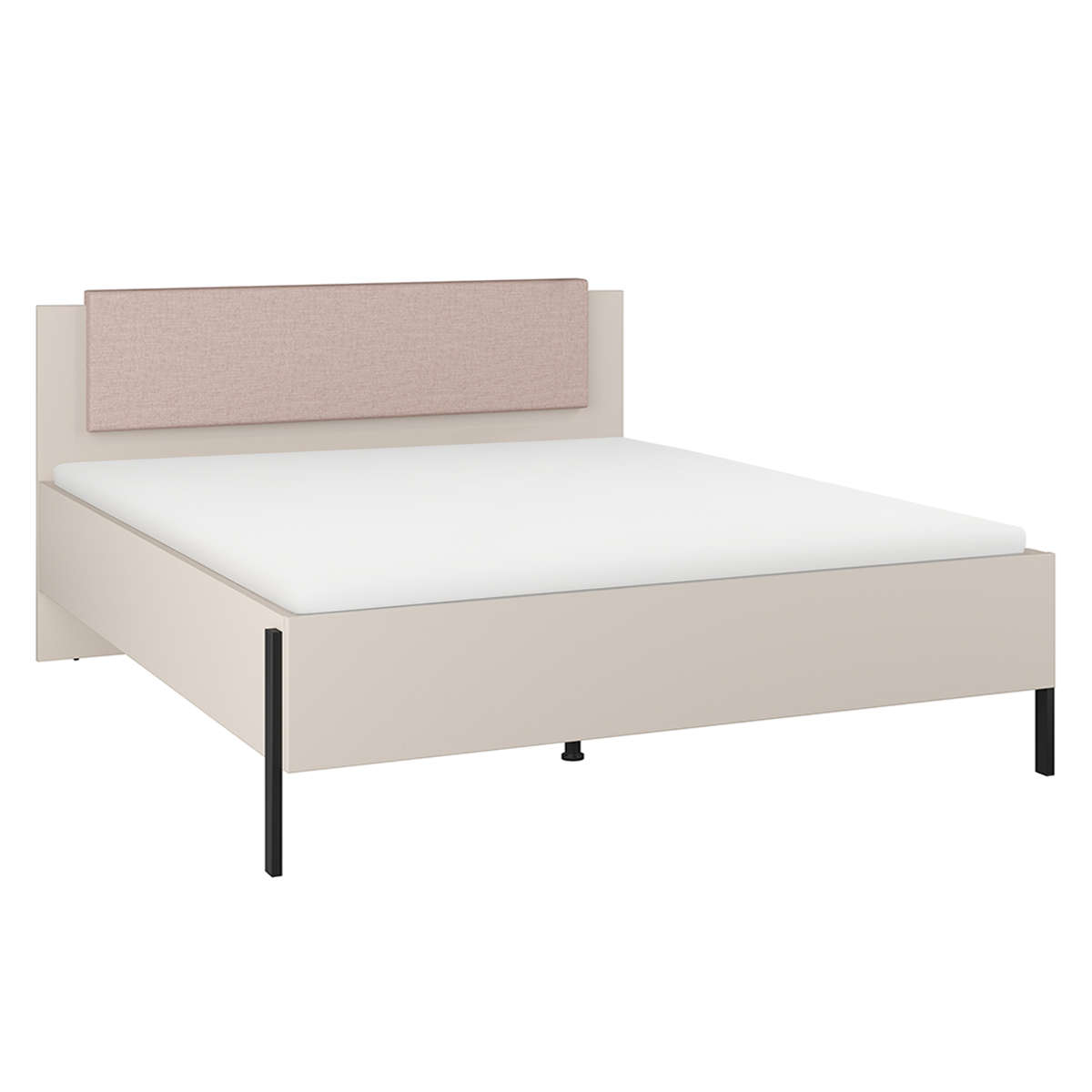 Lit 180x200 sommier inclus Bérénice Cachemire