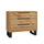 Commode 3 tiroirs Eden Bois et Noir