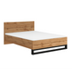 Lit 140x200 sommier inclus Eden Bois et Noir