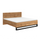 Lit 160x200 sommier inclus Eden Bois et Noir