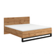Lit 160x200 sommier inclus Eden Bois et Noir