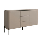 Buffet 2 portes 3 tiroirs Junon Taupe