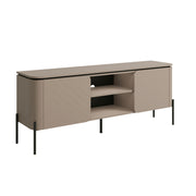 Meuble TV 2 portes 163 cm Junon Taupe