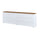 Buffet long 2 portes 3 tiroirs Liko Blanc et Bois