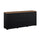 Buffet 2 portes 3 tiroirs Liko Noir et Bois