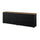 Buffet long 2 portes 3 tiroirs Liko Noir et Bois