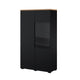 Vaisselier 2 portes Liko Noir et Bois