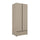 Armoire 2 portes 1 tiroir Lilia Taupe