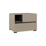 Chevet 2 tiroirs Lilia Taupe