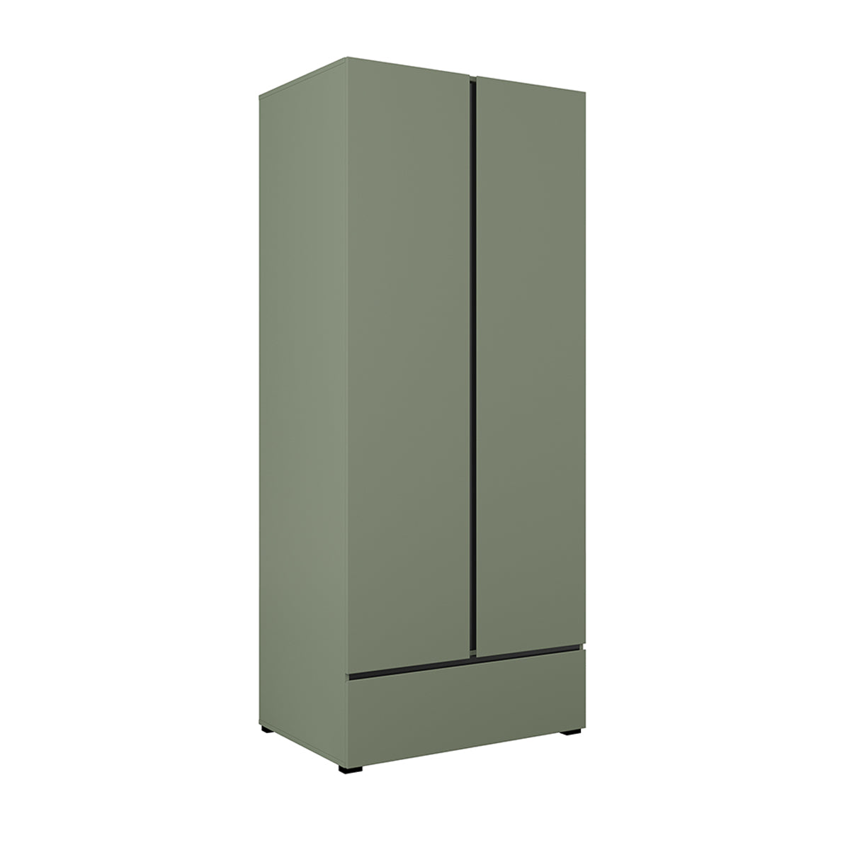 Armoire 2 portes 1 tiroir Lilia Vert