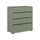 Commode 4 tiroirs Lilia Vert