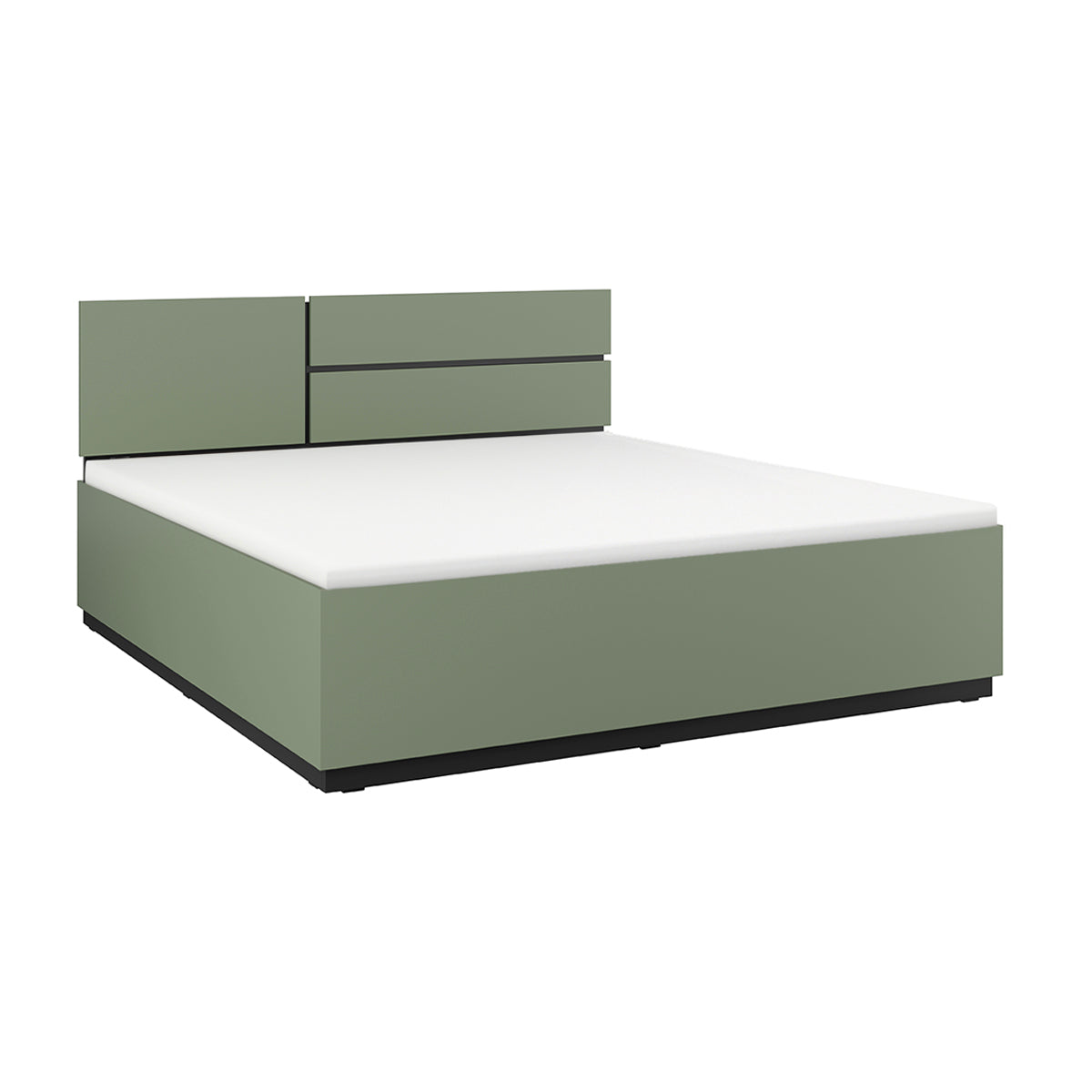 Lit 160x200 sommier inclus Lilia Vert
