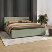 Lit 180x200 sommier inclus Lilia Vert - vue 3