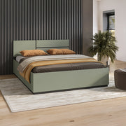 Lit coffre 160x200 sommier inclus Lilia Vert - vue 4