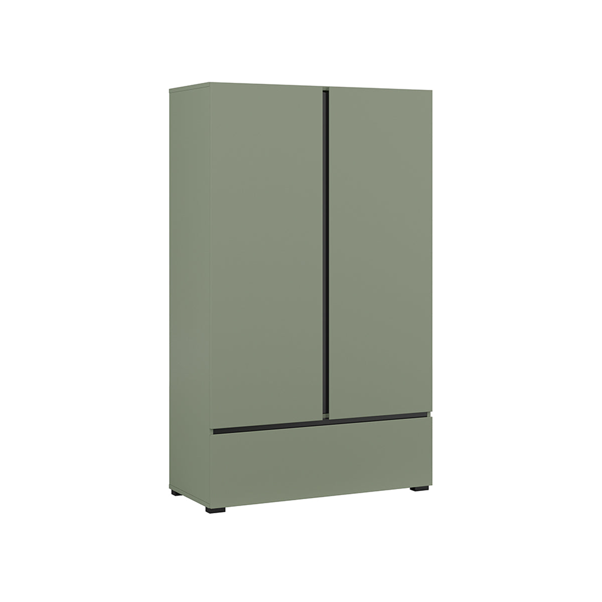 Petite armoire 2 portes 1 tiroir Lilia Vert