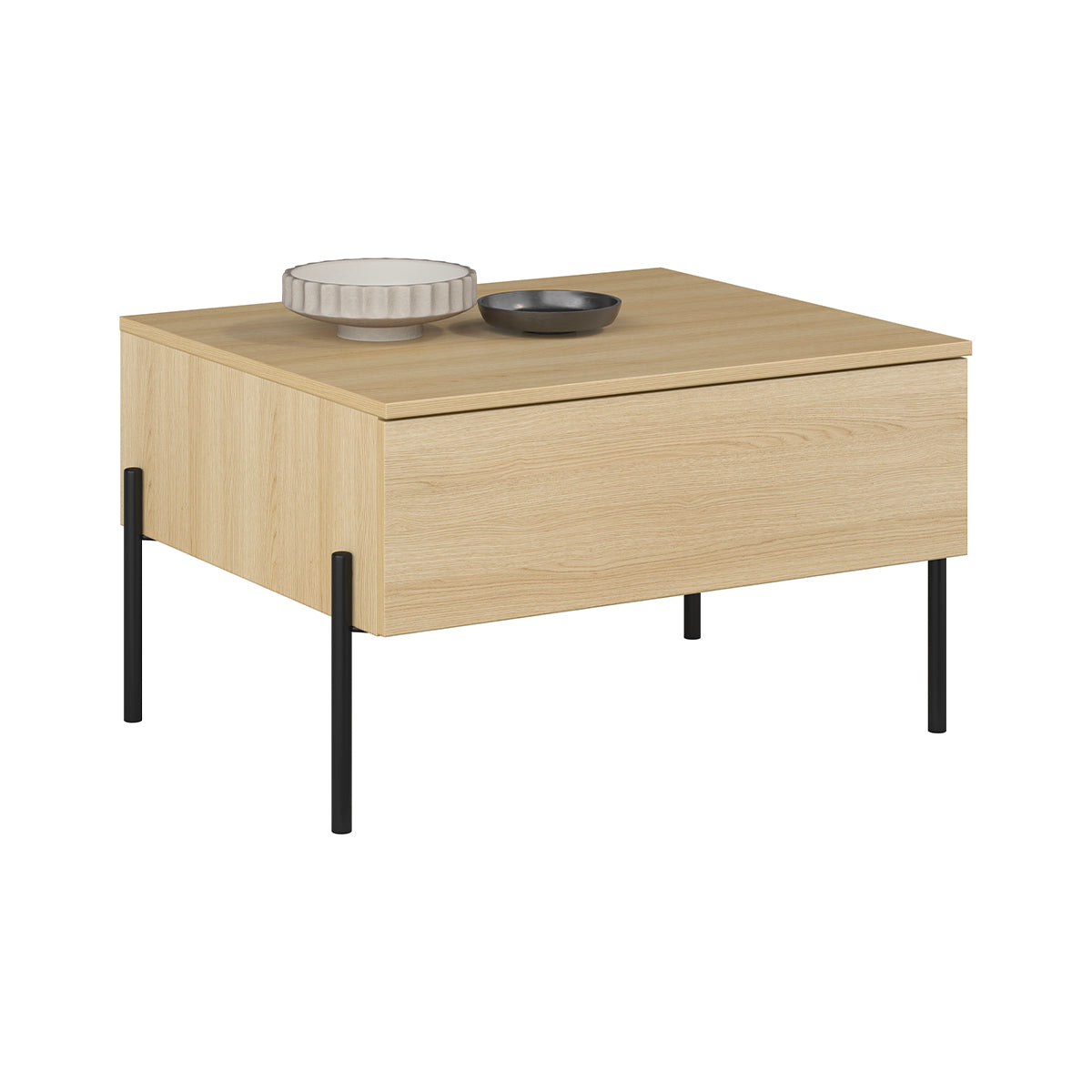 Table basse 1 tiroir Lucilla Bois - vue 2