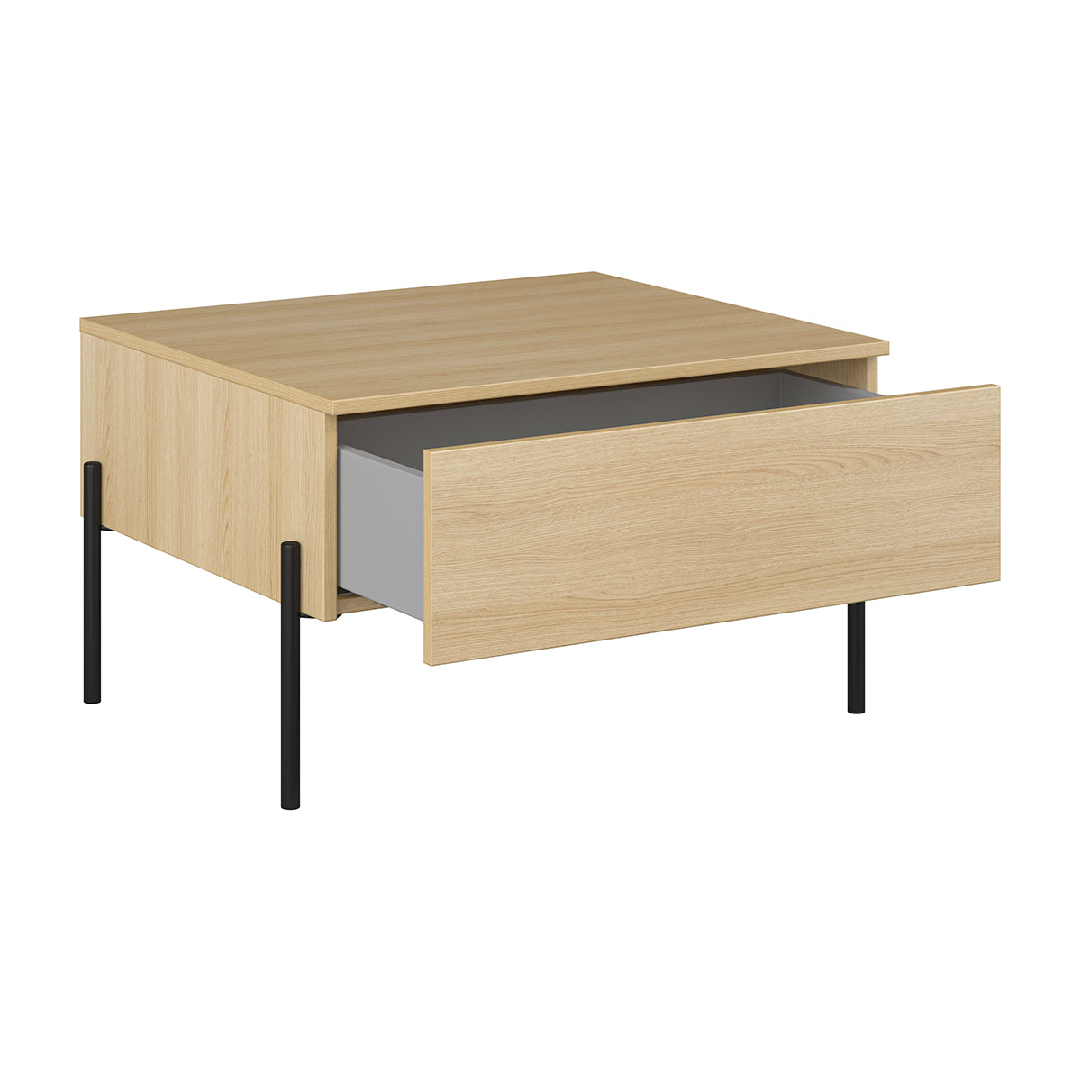 Table basse 1 tiroir Lucilla Bois - vue 3