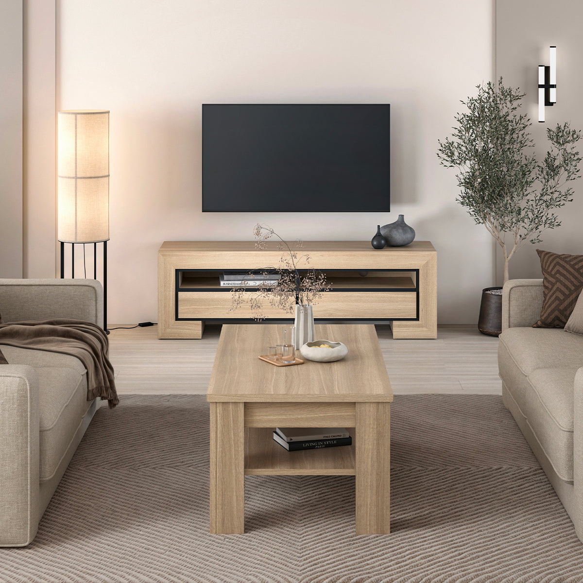 Table basse Lucius Bois - vue 3