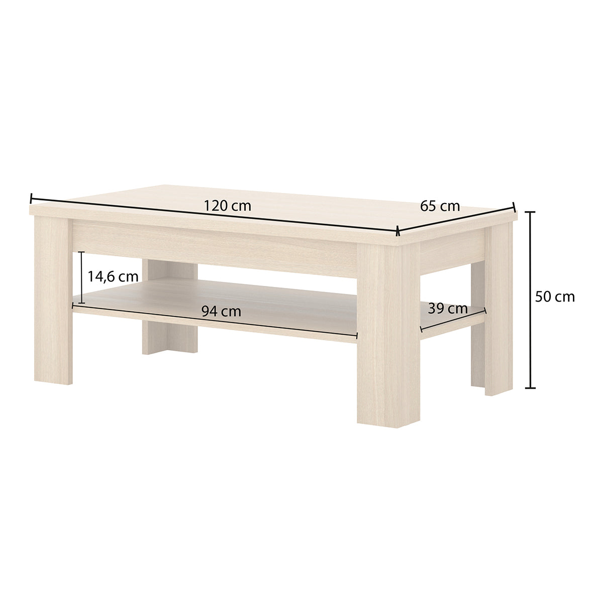 Table basse Lucius Bois - vue 4